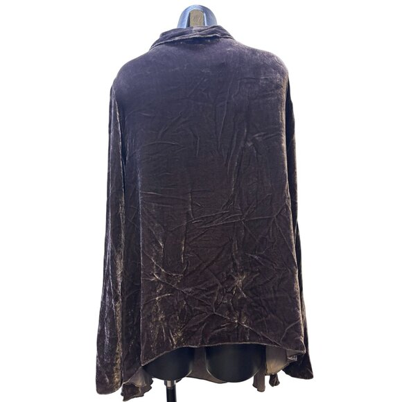 4 Love & Liberty JW Velvet Cardi Brown XL - Picture 2 of 9
